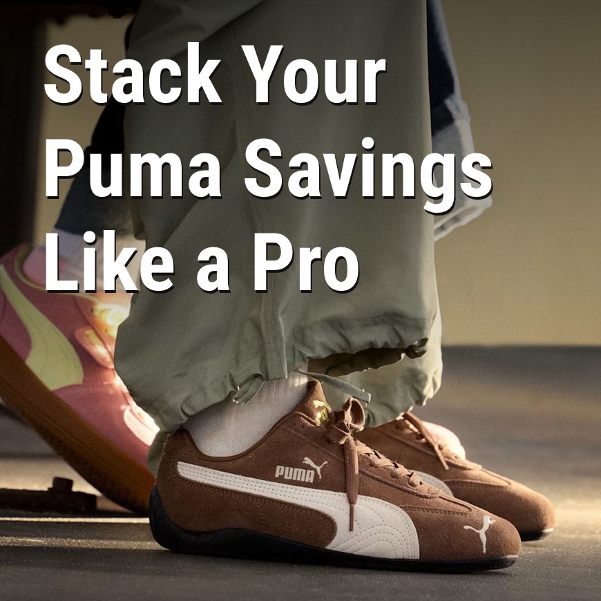 Puma Savings - Use code STOCKUP at checkout
