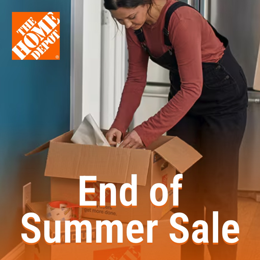 Home Depot End of Summer Sale