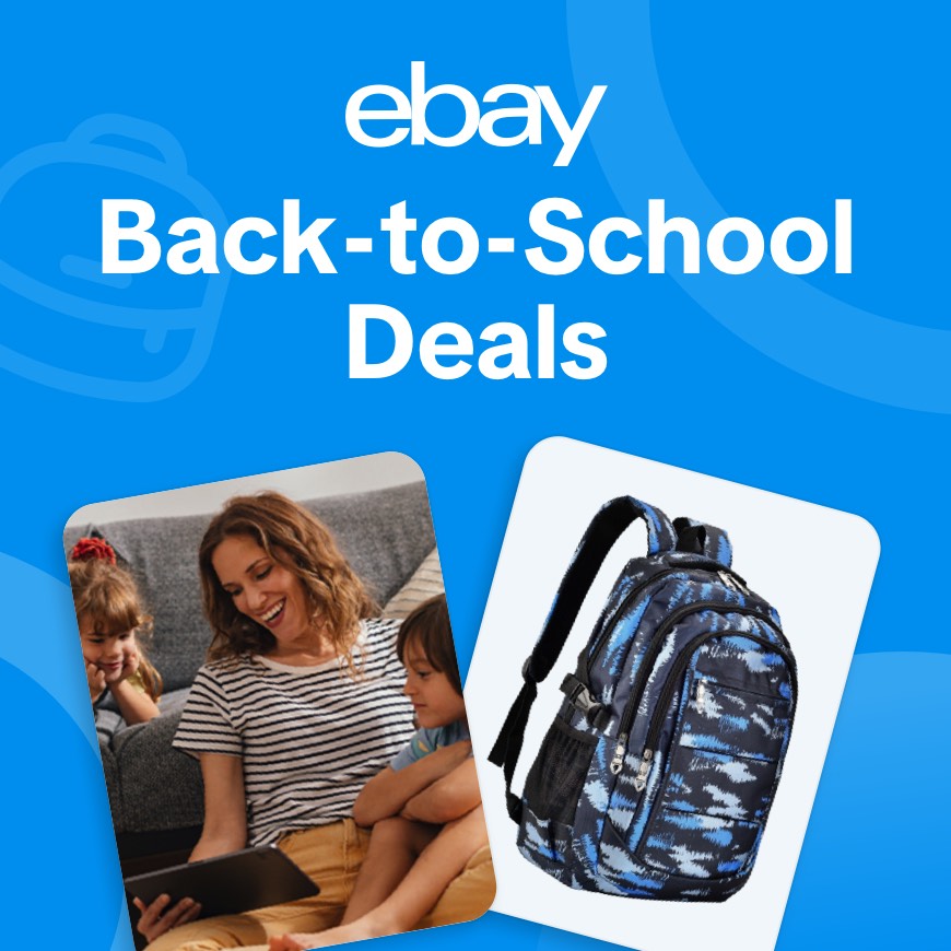 eBay cashback back to school deals