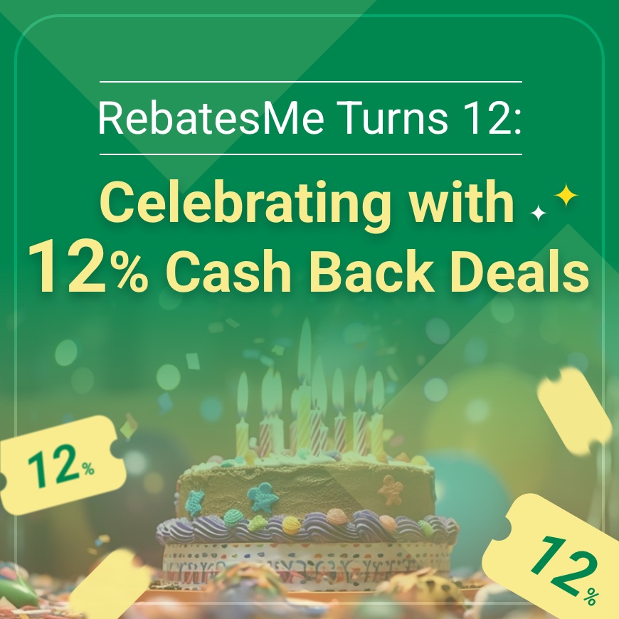 RebatesMe Anniversary Cash Back Promotion