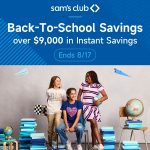 Sam's Club Back to School Savings