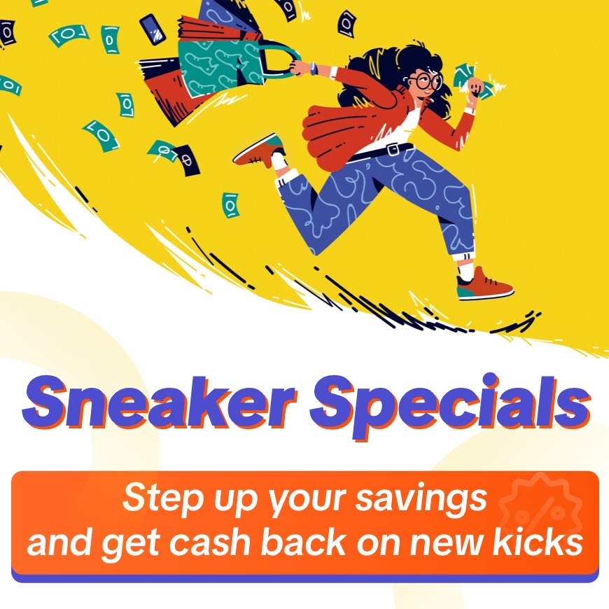 sneaker deals cash back offers
