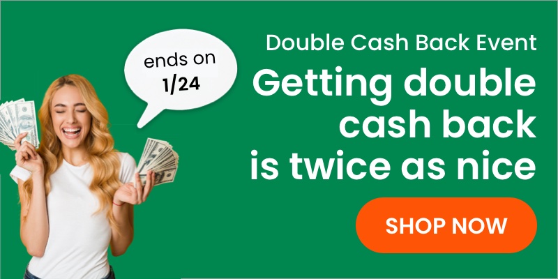 Double Cash Back Event