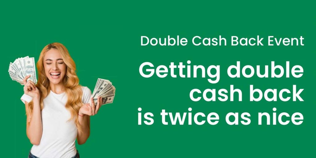 double cash back deals