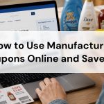 how to use manufacturer coupons online