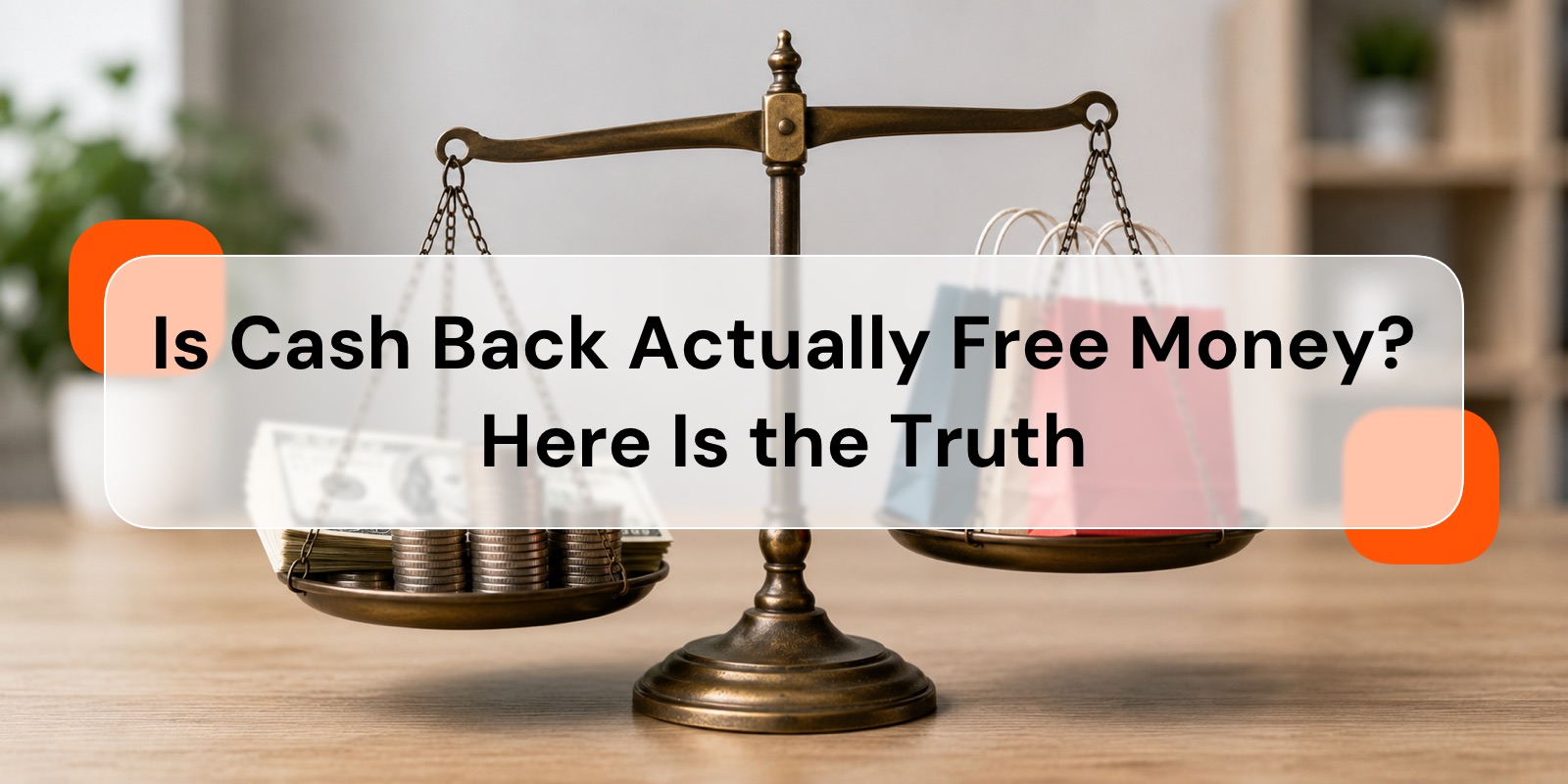 is cash back free money
