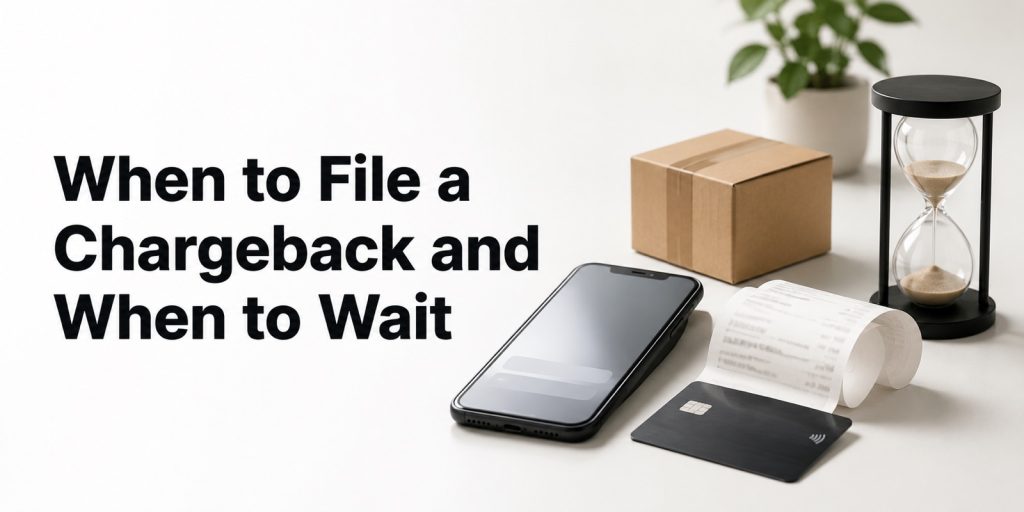 when to file a chargeback